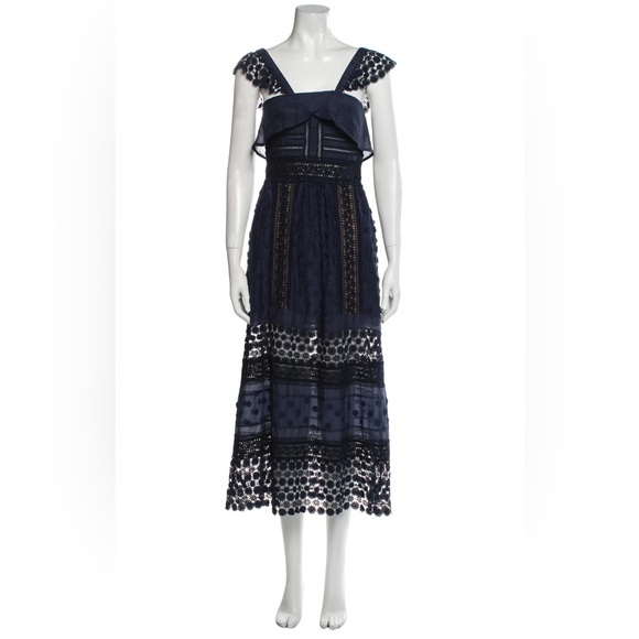Self-PortraitLace Pattern Long Dress
Size: S | US4, UK8 - Picture 1 of 5